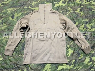 US Military HEAVYWEIGHT POLYPRO THERMAL UNDERWEAR Shirt Medium or Large SNAGS - Image 1 of 4