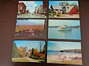 Lot von 6 verschiedenen alten New Hampshire Farbpostkarten unbenutzt  - Bild 1 von 7