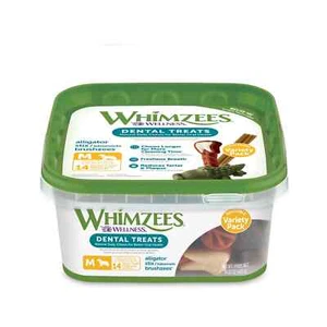 WHIMZEES Medium Natural Dental Variety Tub Dog Treats, 14 Count free shipping - Picture 1 of 5