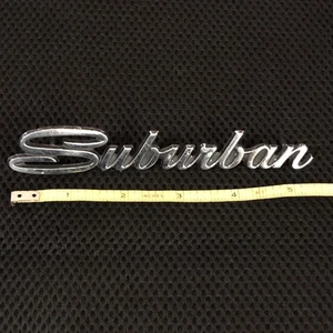Vintage Original Plymouth Suburban Script Emblem 23750 - Picture 1 of 6