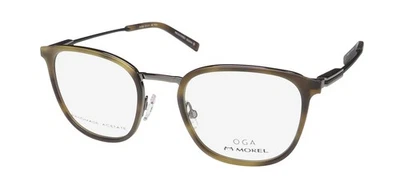 NOVO OGA 10133O ÓCULOS FRANÇA TG12 PLÁSTICO UNISSEX ARO COMPLETO 51-21-145 QUADRADO - Imagem 1 de 4