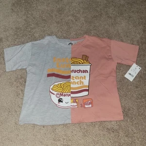 Girl's Maruchan Ramen Crop Short Sleeve Top (MED) - New With Tags! - Picture 1 of 22