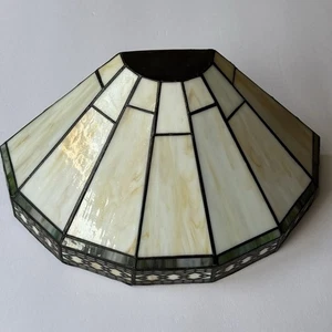 Spectrum Leaded Stained Glass 13” Wall Sconce Light Mission Tiffany Style - Picture 1 of 8