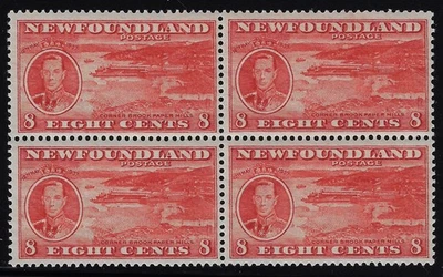 Newfoundland Scott 236  block 4, MNH, CV $12+, VF-XF, Fresh colour    (a8103a - Image 1 of 3