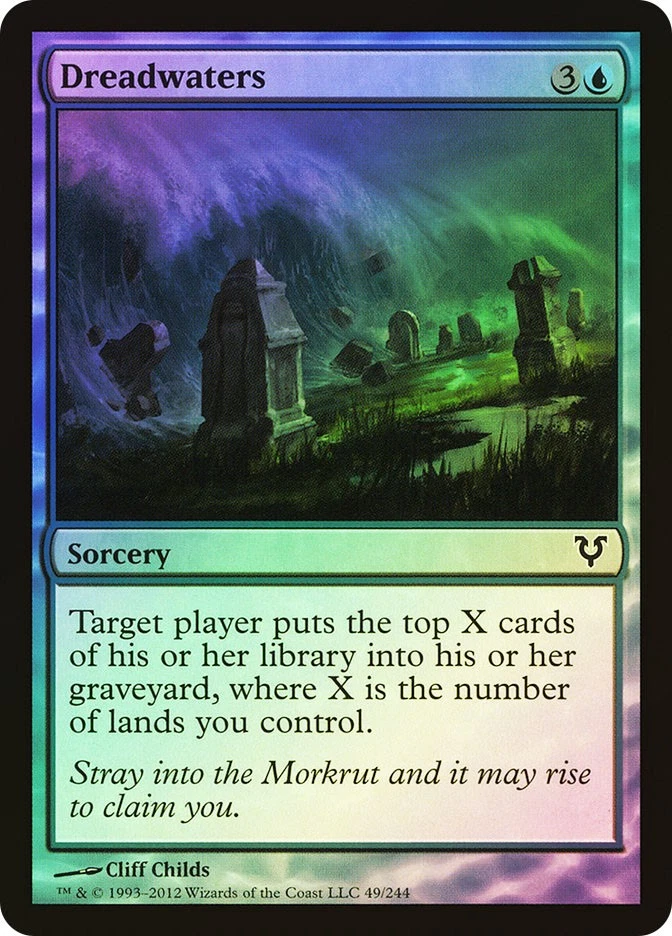 MTG FOIL Dreadwaters  - Avacyn Restored #049 - Image 1 of 1