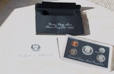 Juego de prueba de 5 monedas 90 % plata 1995-S US Mint Foto 1 de 3
