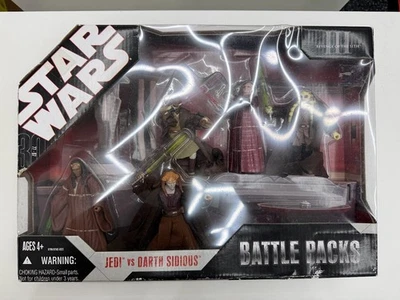 Star Wars Battle Packs Jedi VS Darth Sidious 30 Aniversario Nuevo en Caja 2007 Foto 1 de 2