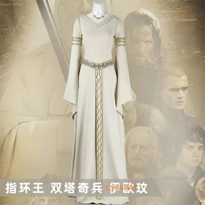 The Lord of the Rings eowyn Cosplay Costume Outfits Dress Halloween Women Set - Image 1 of 4