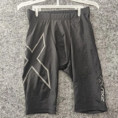 Shorts de ciclismo 2XU preto masculino pequeno elástico triatlo *sem enchimento incluído - Imagem 1 de 4