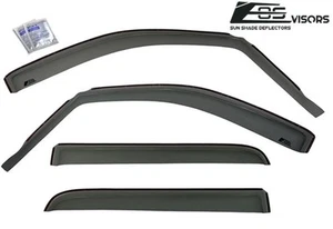 For 04-08 Ford F150 Crew Cab | SMOKE TINTED Side Window Vents Sun Shade Guards - Picture 1 of 4