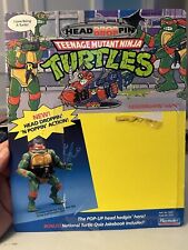 Vtg Teenage Mutant Ninja Turtles HEAD DROPPIN RAPH Card Back Playmates 1989 TMNT