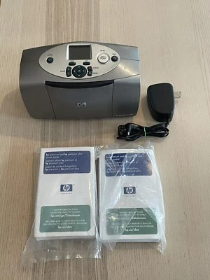 HP Photosmart 230 Color Inkjet Portable Photo Printer Q3000 W/ Two Film Packs - Image 1 of 4