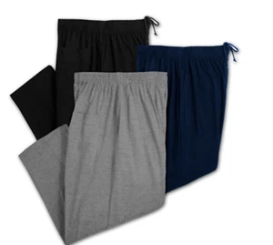 BIG TALL Greystone Men Jersey Knit Elastic Casual Lounge Pajama Pants 2X to 10X - Picture 1 of 13