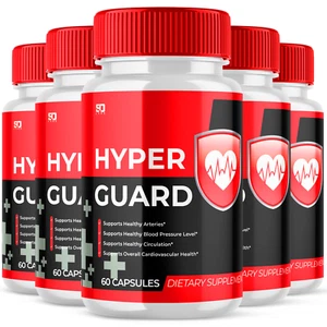 Hyper Guard Blood Pills Supports Blood and Cardiovascular Health (5 Pack) - Picture 1 of 8