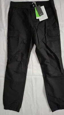 NUEVO PANTALÓN HOMBRE ARMANI EXCHANGE ELÁSTICO CORDÓN NEGRO TALLA 31 Foto 1 de 4