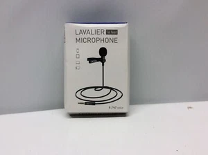 PoP voice 16 Feet Single Head Lavalier Lapel Microphone Omnidirectional Condense - Picture 1 of 3