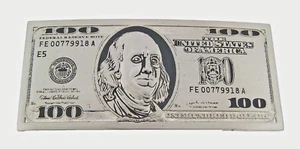 Money $100 Bill Dollar Sign Belt Buckle Cosplay Halloween Costume Party New Men - Picture 1 of 12