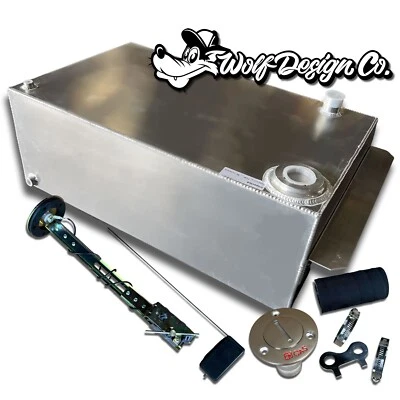C10 Truck Bed Mount Alum 19 Gal Gas Fuel Tank & Bed Fill Kit 1963-72 Chevy GMC  Foto 1 de 4