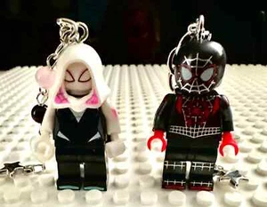 Spiderman & Gwen Paare passende Valentinstag Schlüsselanhänger Autoschlüssel Geschenk Mini Steine - Bild 1 von 11