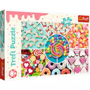 Rompecabezas Trefl rojo 300 piezas para niños - dulces - Imagen 1 de 5