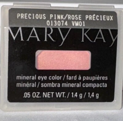 MARY KAY .05oz Mineral Eye Color Shadow PRECIOUS PINK #013074 VM01 New in Box  - Image 1 of 3