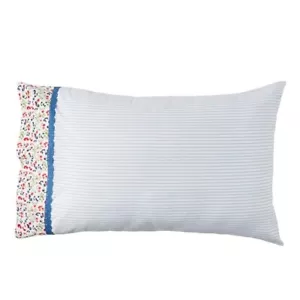 "Wildflower Tossed Stripe" Pioneer Women King 2pc 300 Thread-count Pillowcases - Foto 1 di 14