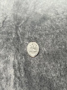 DISNEY SPACE MOUNTAIN RIDE LOGO PRESSED ELONGATED SMASHED DIME, FREE SHIPPING. - Picture 1 of 3