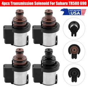 4x Torque Converter AWD & Lock-Up Pressure Control Solenoid Fit Subaru TR580/690 - Picture 1 of 9