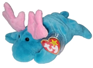 Ty Beanie Baby - HUDSON der Elch 30. Jahrestag NEU NEU MIT ETIKETT Stofftier Spielzeug - Bild 1 von 12
