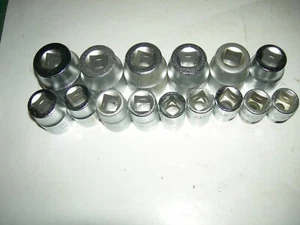 Stanley CR-V Sechskant-Steckschlüssel-Set, silber, 1/2 Zoll Antrieb 15-teiliges Set Dewalt - Bild 1 von 3