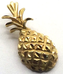 Beautiful  SOLID 14K YELLOW GOLD PINEAPPLE CHARM / PENDANT - Bild 1 von 7