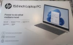 HP 15-fd0095wm 15.6" FHD I5-1235U 1.3GHz Intel Iris Xe Graphics 8GB RAM 256GB - Picture 1 of 4