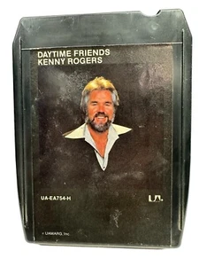 Kenny Rogers Daytime Friends Country 8 Track Tape Vintage Black 1977 - Imagen 1 de 6