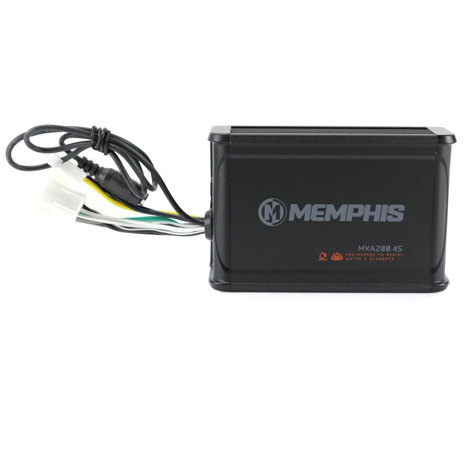 Memphis Audio MXA200.4S 200W Marine / PowerSport Audio 4-Channel Amplifier NEW
