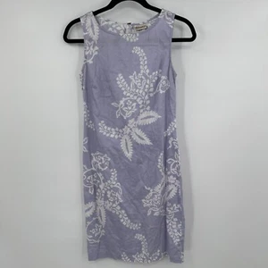 Patagonia Classic Pataloha Dress Women's Sz 2 Purple Floral Back Zip Sleeveless - Picture 1 of 10