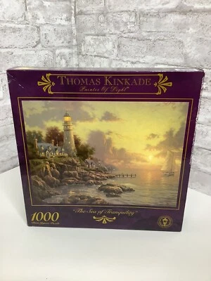 Thomas Kinkade The Sea Of Tranquility 1000 Piece Jigsaw Puzzle Brand New Sealed - Image 1 of 4