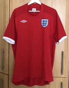 England 2010/11 Away Shirt Men 44 Chest Size Large Official Name Printed ‘David’ - Picture 1 of 5