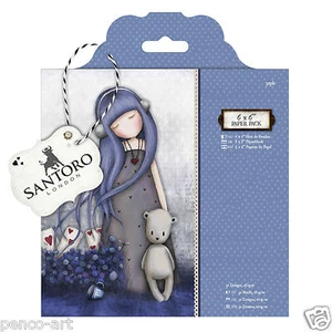 Docrafts 6 x 6" scrapbooking paper Gorjuss 32 pk 160gsm by Santoro GOR160110 - Picture 1 of 2