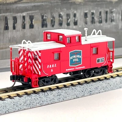 Atlas N Scale NSE ATL 23-21 Bethlehem Steel Cupola Caboose PBNE 8 - Image 1 of 4