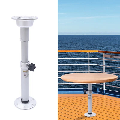Mesa de pedestal base mesa pata ajustable altura 50-71,8 cm para RV yate velero Foto 1 de 4