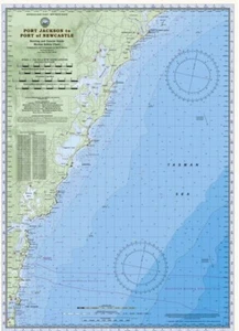 Camtas Maps - Marine Safety Chart - Port Jackson to Newcastle NSW MC410F - Paper - Picture 1 of 2