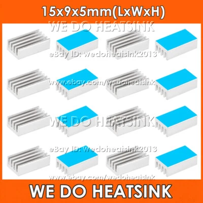 15x9x5mm Electronics Cooler Heatsink Radiator With Thermal Pad for MOS GPU IC - Image 1 of 4