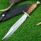 13" Custom Handmade D2 Steel Blade Hunting Knife, Bowie Knife W/Sheath EX-4433