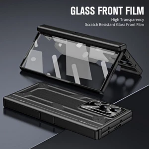 360 Full Case For Samsung Galaxy Z Fold6 Hinge Tempered Glass Stand Holder Cover - Picture 1 of 17