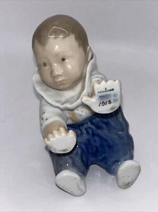 Royal Copenhagen Baby Crawling  3”x4” Figurine #1518 - Picture 1 of 8