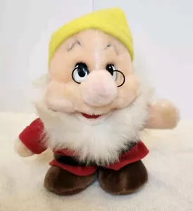Vintage Disney Plush Snow White Seven Dwarfs 9" Doc - Picture 1 of 4
