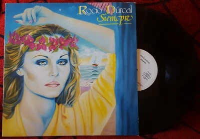 ROCIO DURCAL ** Siempre ** 1986 VERY RARE Spain PROMO LP **JUAN GABRIEL - Image 1 of 4