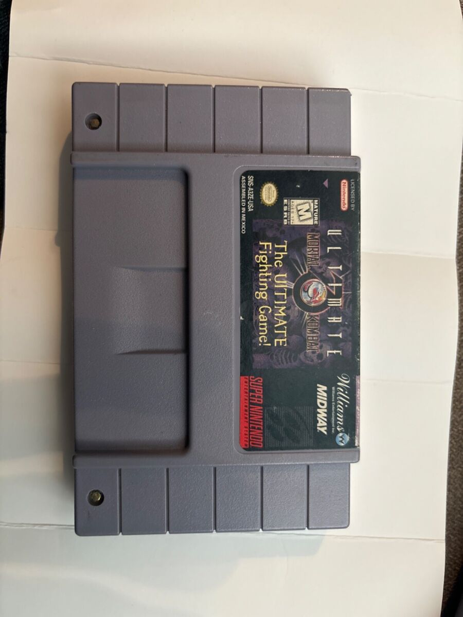 Nintendo SNES Ultimate Mortal Kombat 3 Video Games for sale Nintendo SNES Ultimate Mortal Kombat 3 Video Games for sale