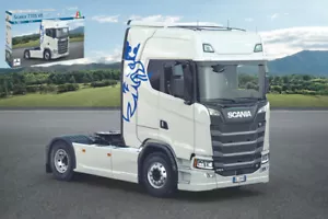 Modellauto Lkw model kit bausatz Italeri Scania S770 V8 White Cab Kit 1:24 - Bild 1 von 1