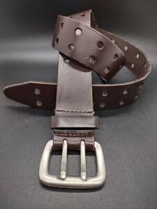 SONOMA Men's 1.5" W X 39" L Work or Casual Brazilian Leather Belt Double Prong